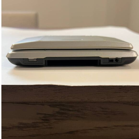 Nintendo DS NTR-001 Silver Handheld Console w Manuals Tested Works Chipped Hinge - Picture 11 of 16